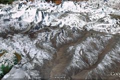 01 Google Earth Image Of Everest Kangshung East Face Trek